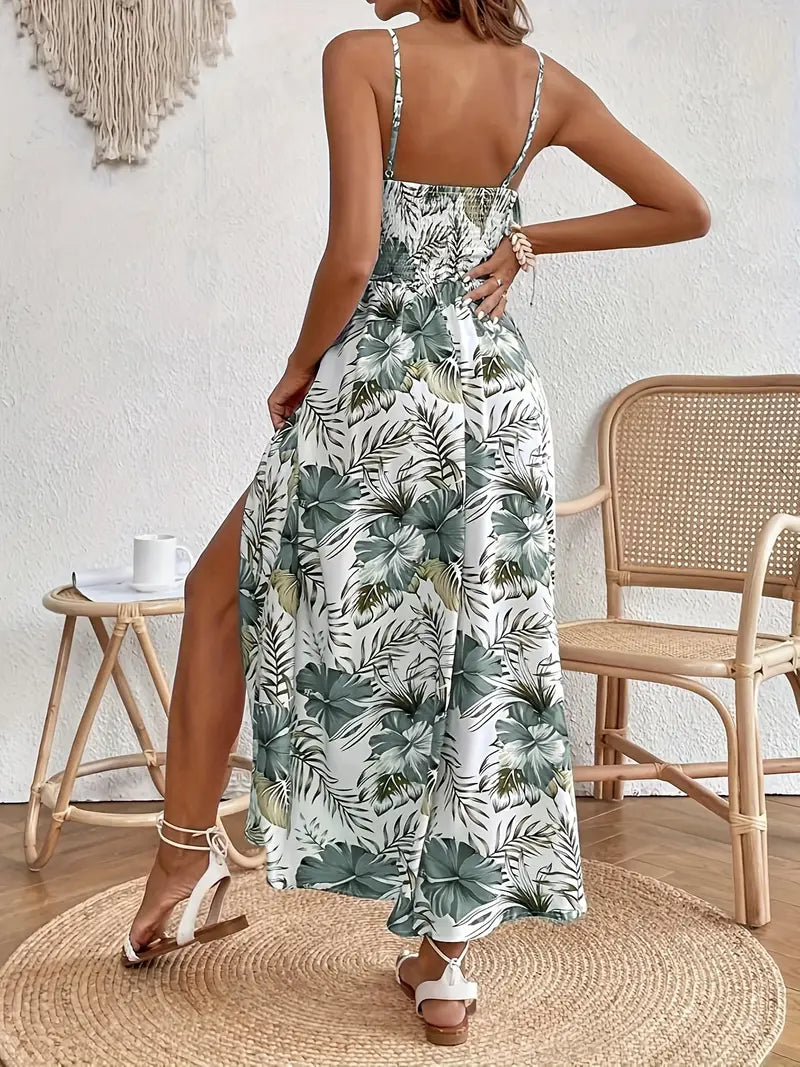 Ärmelloses Spaghetti-Träger Kleid