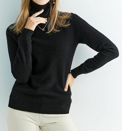 Damen Strickpullover mit Rollkragen