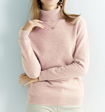 Damen Strickpullover mit Rollkragen